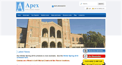 Desktop Screenshot of apexcollegeprep.com